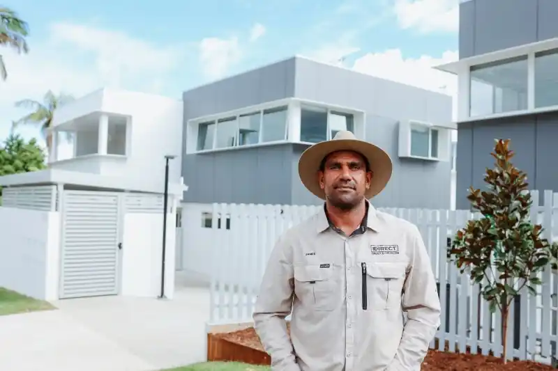 Founder James on site in Coffs Harbour