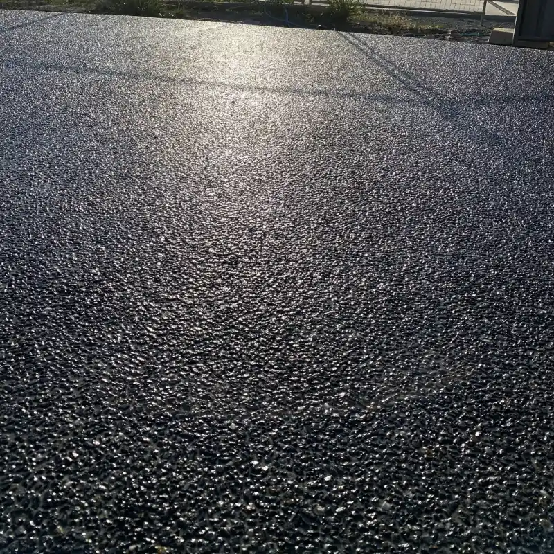 Exposed aggregate concrete driveway installation in Sawtell Coffs Harbour