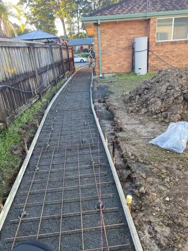 Reinforced Concrete Path Site Preparation Coffs Harbour